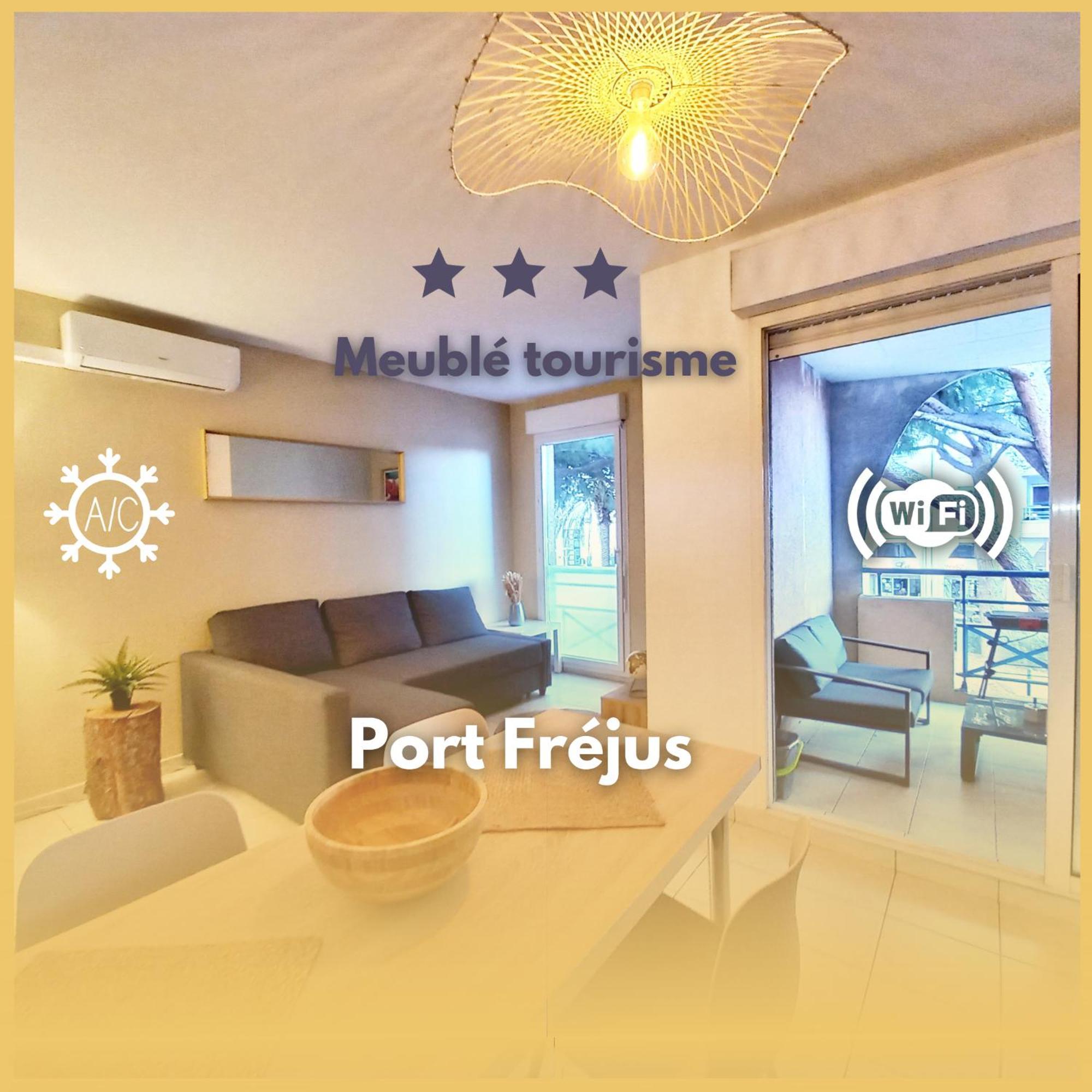 Port Frejus - Tout A Pied - Wifi - Clim المظهر الخارجي الصورة